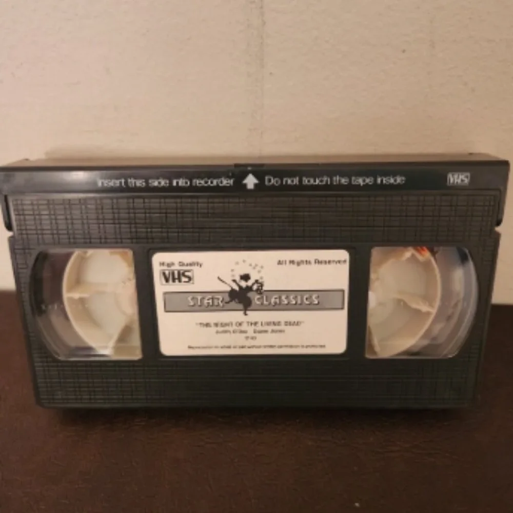 Rare -VHS tape features the classic horror film 